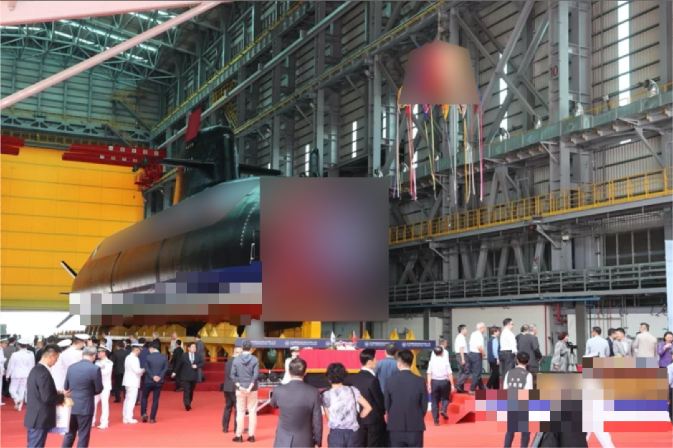 台湾首艘自造潜艇"海鲲"号 资料图 图自台湾联合新闻网