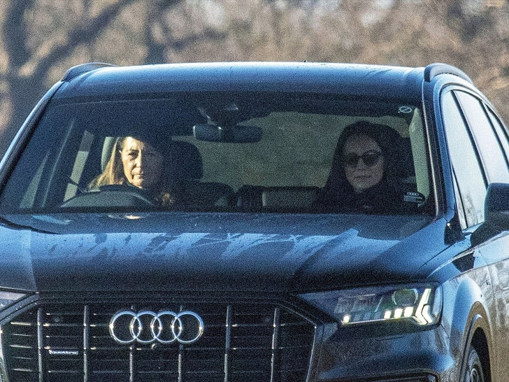 今年早些时候因接受手术一直未露面的英国凯特王妃，当地时间4日，被拍到坐在一辆SUV的副驾驶座上 图源：美媒
