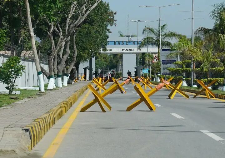 这是4月10日拍摄的巴基斯坦努尔汗空军基地。新华社发（王申 摄）