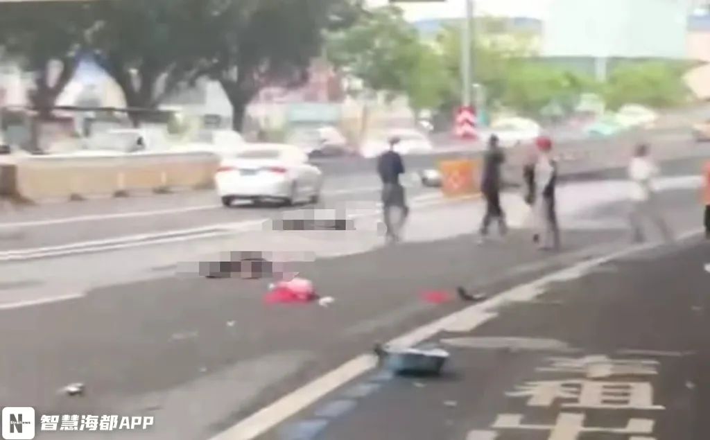 市民提供的事发现场视频截图