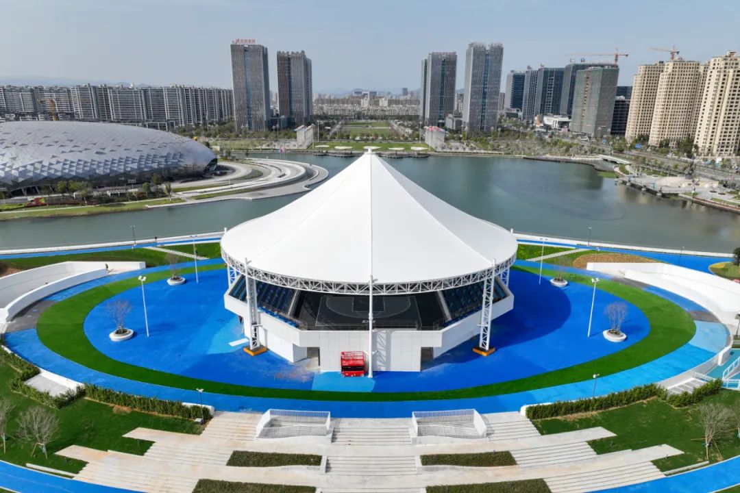 湖州德清地理信息小镇篮球场