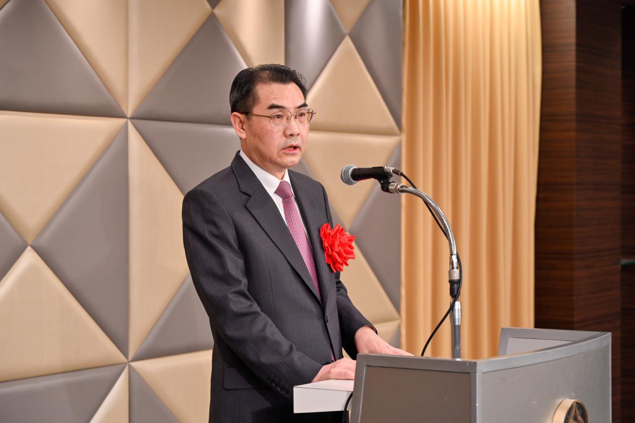 中国驻日本大使吴江浩出席日中经济协会恳亲会并发表致辞