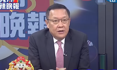 介文汲在台媒节目中.