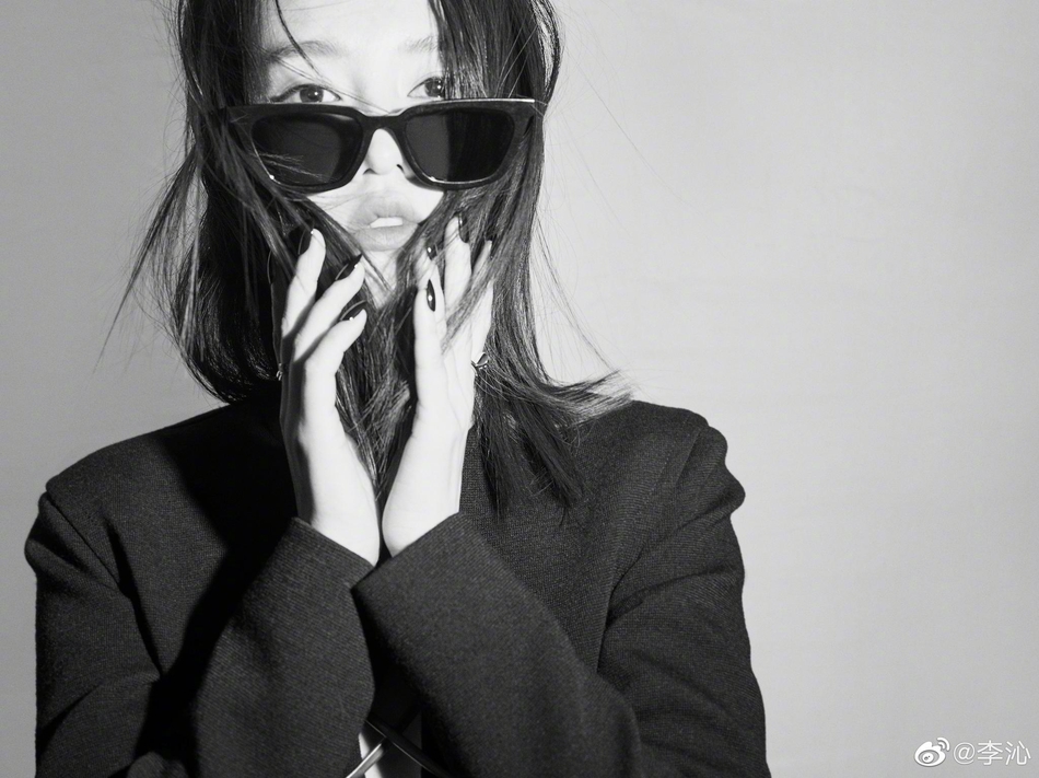 李沁暗黑系大片 凌乱中长发攻气十足