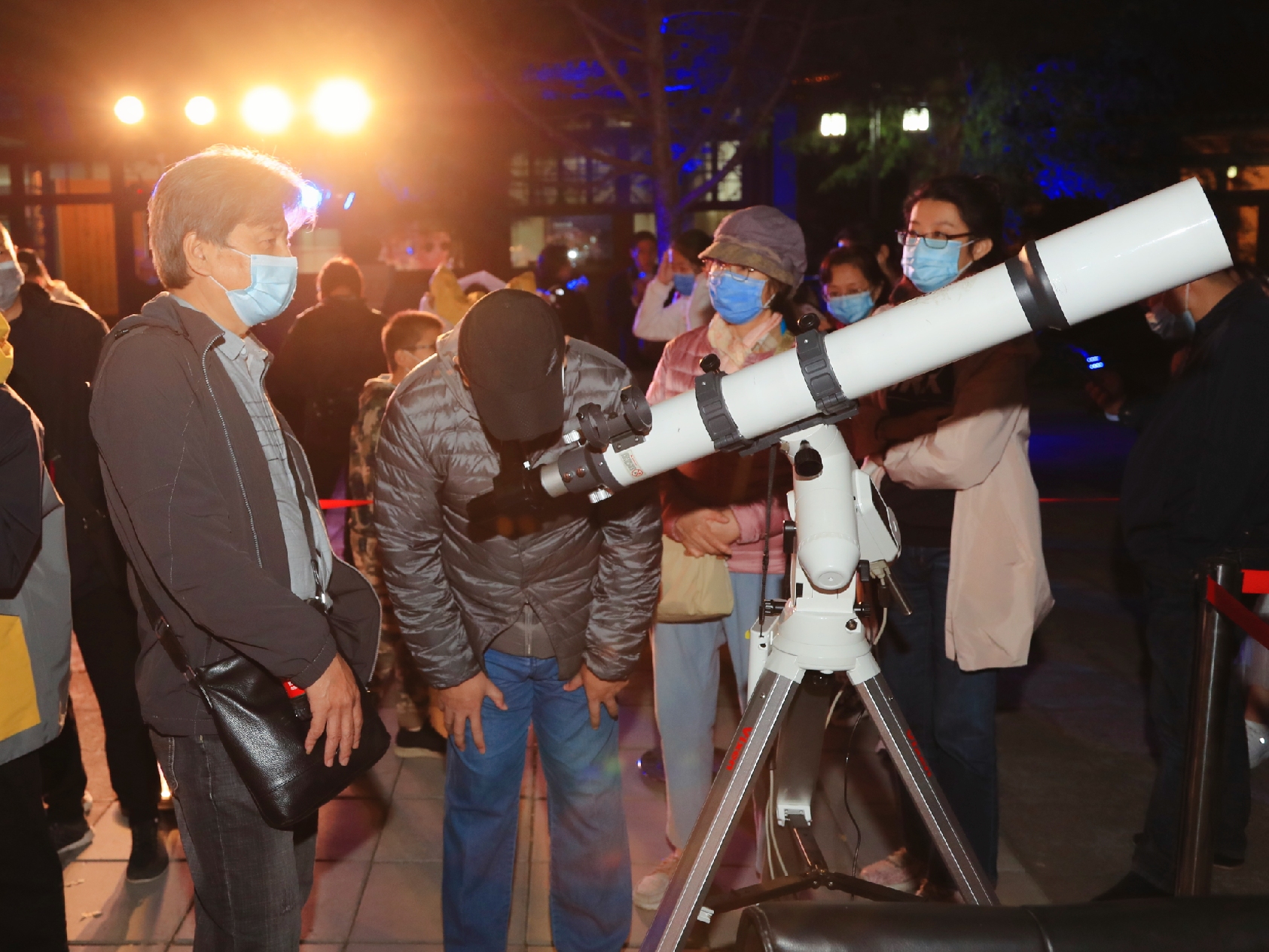 北京古观象台“清辉雅韵”天文馆之夜活动现场 摄影/苏晨