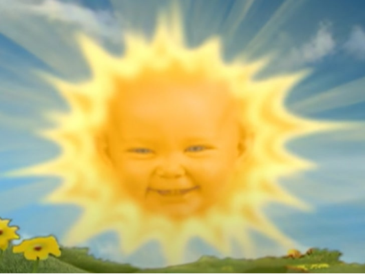 儿童节目《天线宝宝》中的太阳 图源：外媒