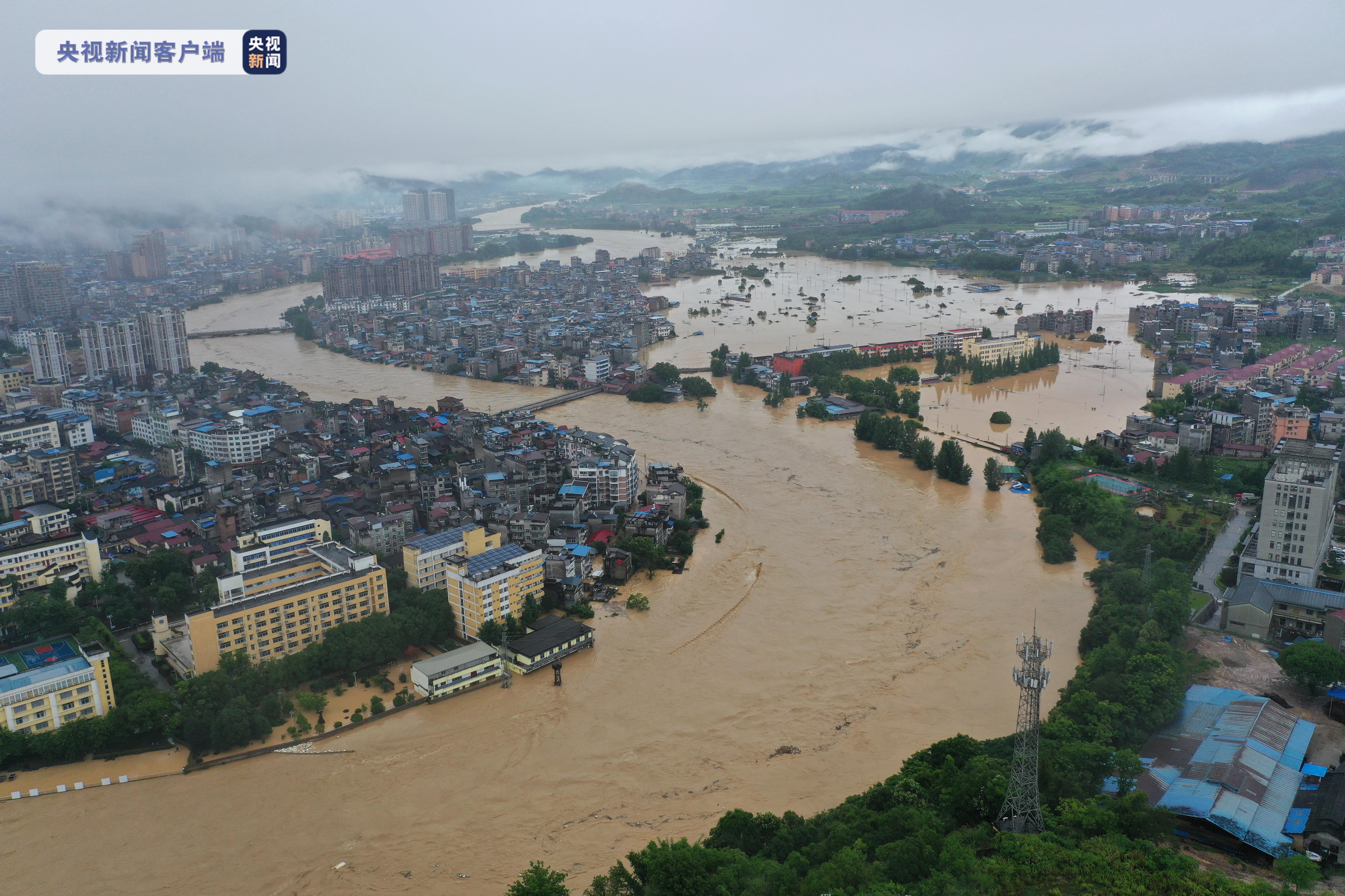 安泽洪水图片
