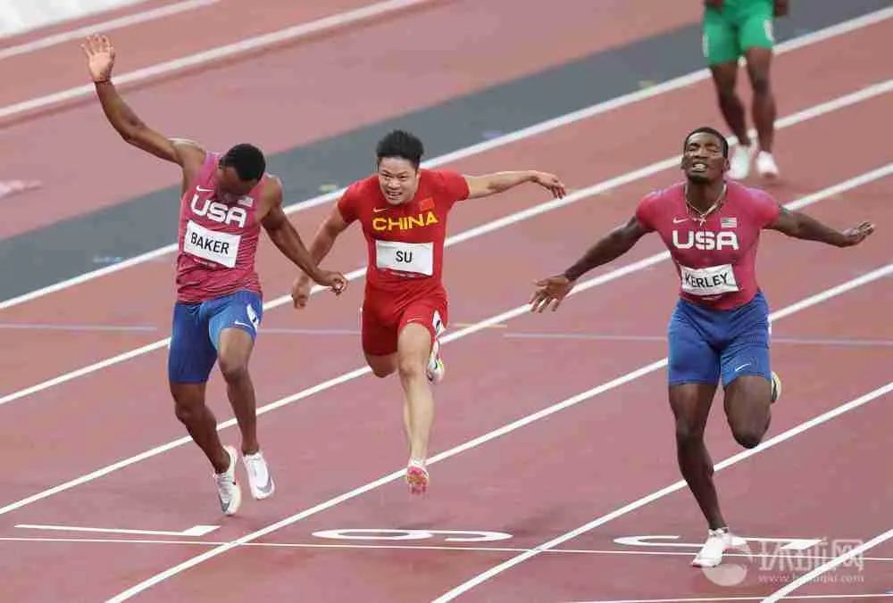东京奥运会男子100米决赛中，苏炳添获得第六名的成绩。摄影：环球时报英文版 崔萌