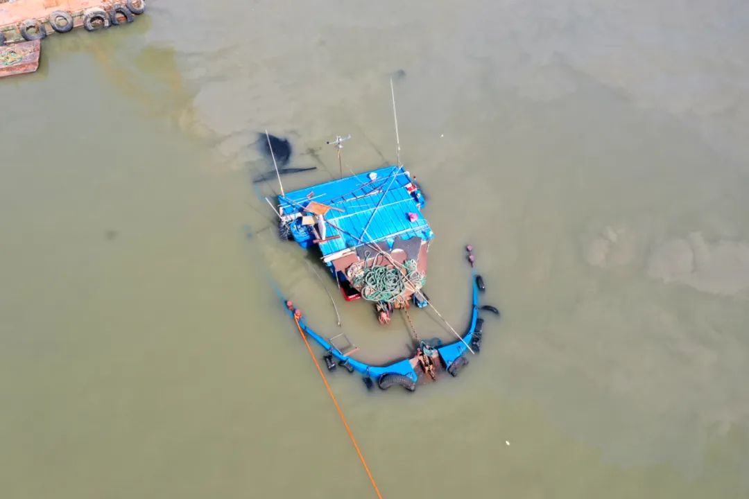 正在打捞!昨晚京杭大运河无锡段一艘船沉没!