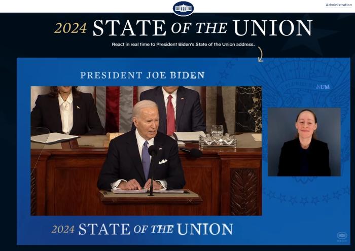 图片来源:美国白宫网站视频截图拜登在演讲中表示,如果美国现在不顾