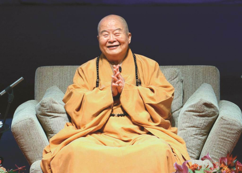 星云大师2月5日圆寂。（图片来源：台湾中时新闻网资料图）