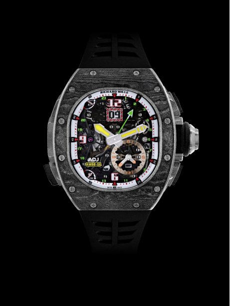 RM 62-01 ACJ陀飞轮振动闹铃腕表