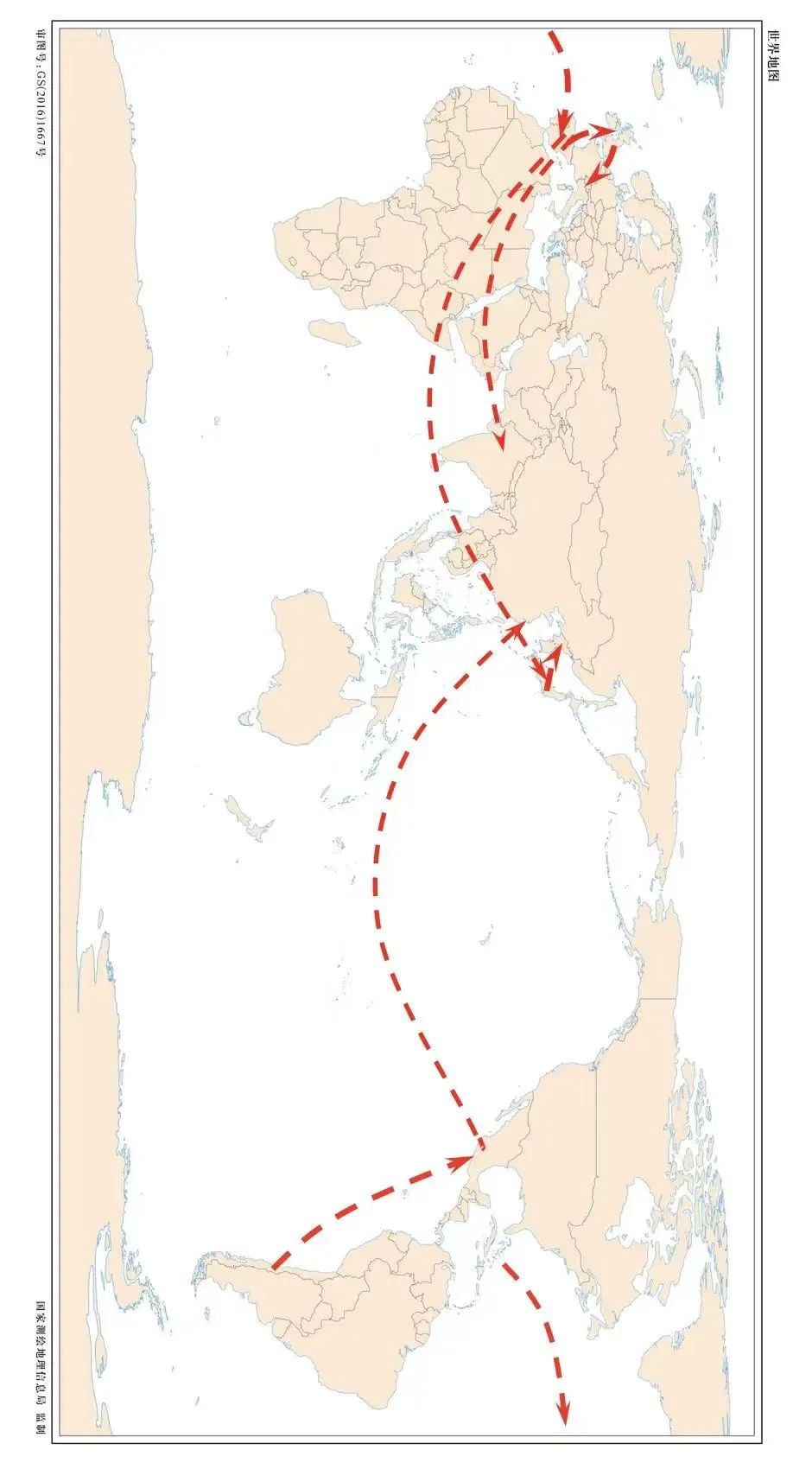 ▲辣椒在世界传播路线简图。（图片来源：星球研究所）
