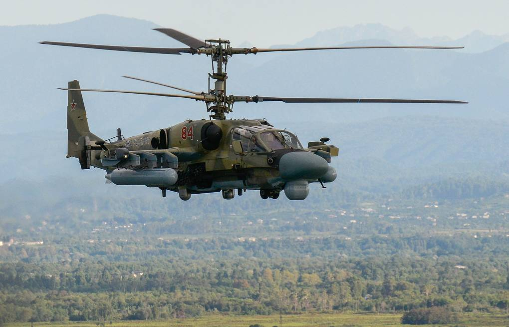 俄军卡-52“短吻鳄”武装直升机 资料图 图源：塔斯社