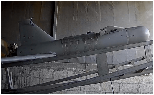 哈马斯武装人员使用的巡飞弹 视频截图