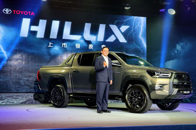 丰田海力士（TOYOTA HILUX）二度小改款车型。 图自台媒