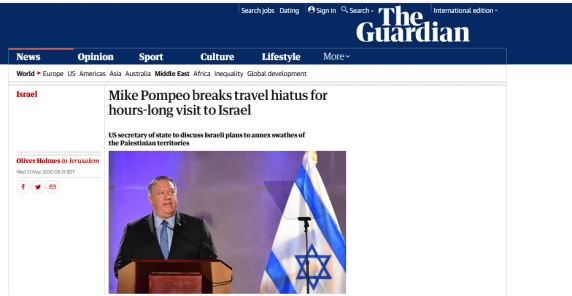 《卫报》报道截图