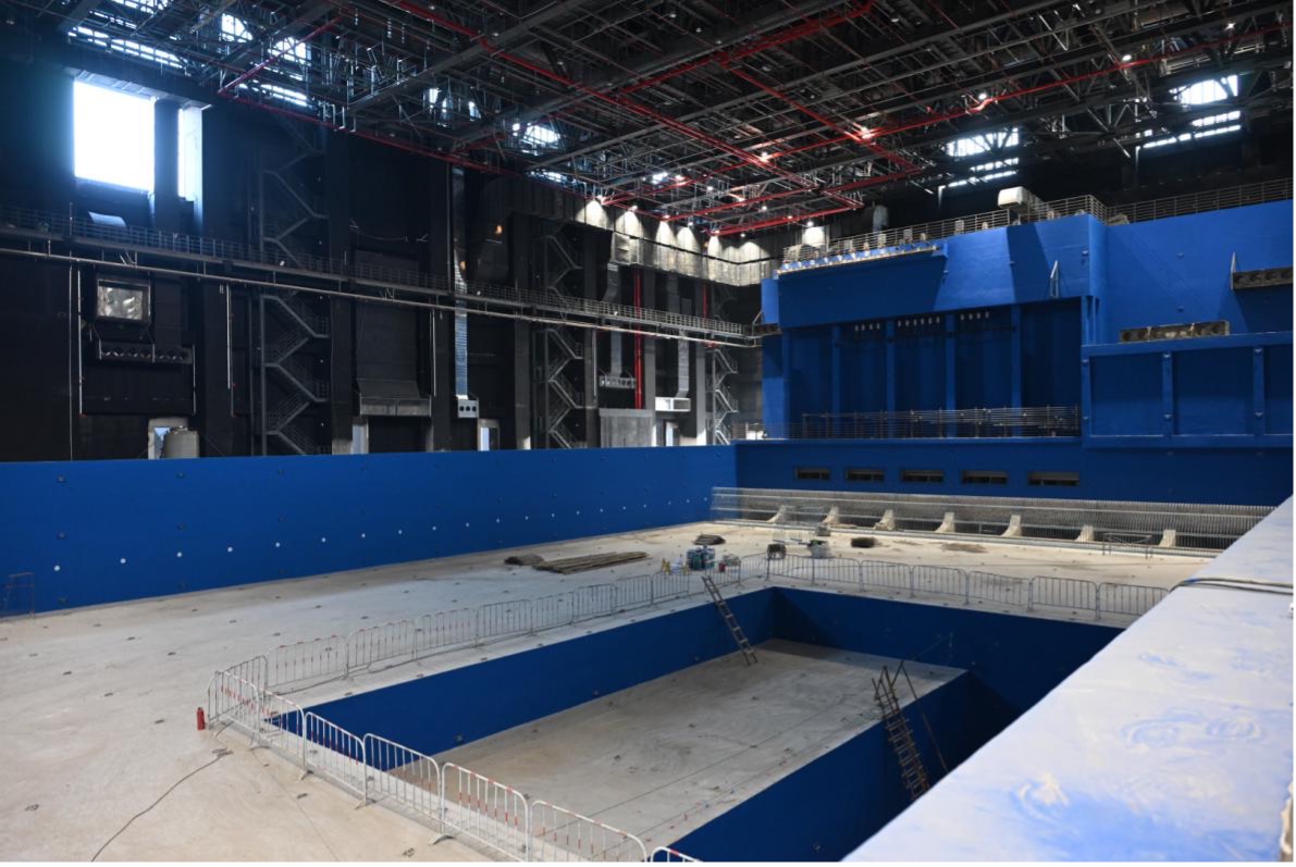 扬州影视基地水下摄影棚 环球网记者王嘉宁摄