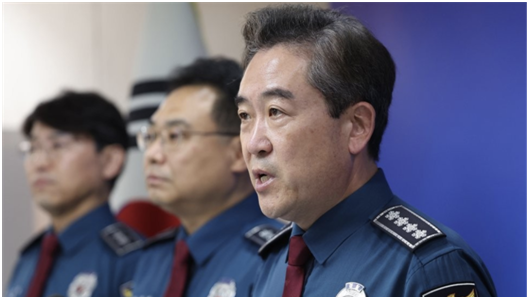 韩国警察厅厅长尹锡根 资料图片  图源:韩媒