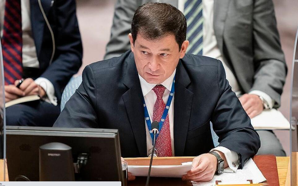 波利扬斯基在联合国会议上发言