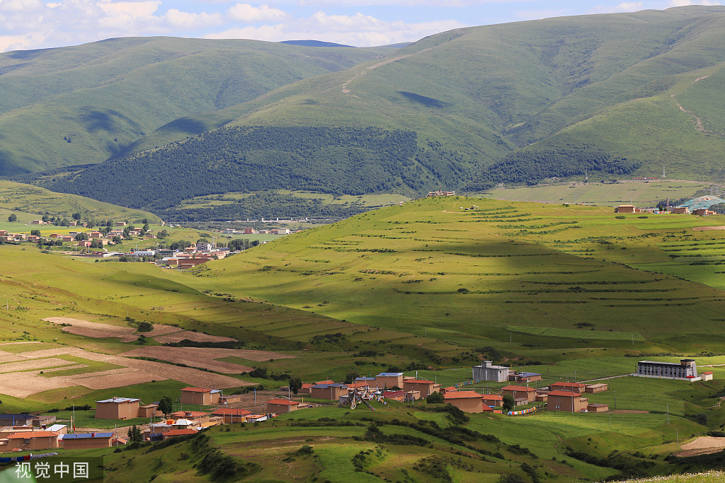 四川阿坝草原风光旖旎