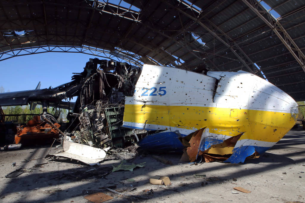 安225运输机坠毁图片