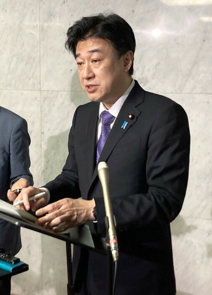 日本防卫大臣木原稔9日在国会回答记者提问图自时事通讯社