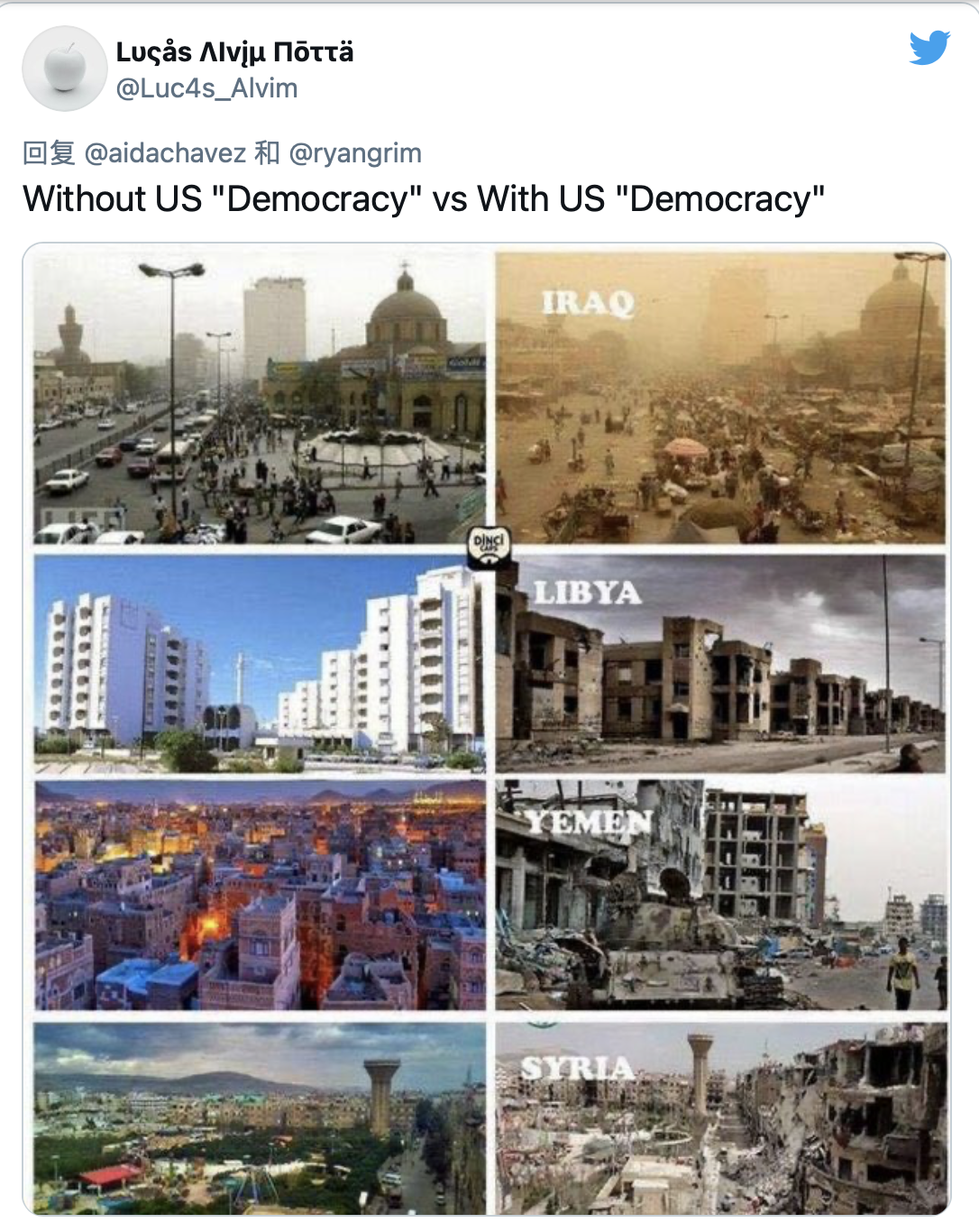 好战分子迈阿密市长放话美国必须考虑空袭古巴网友反手发了一组对比