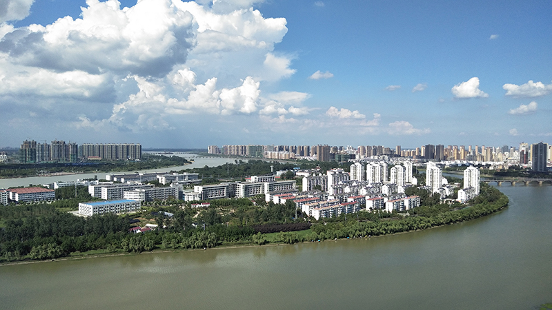 风景秀丽的六安市月亮岛