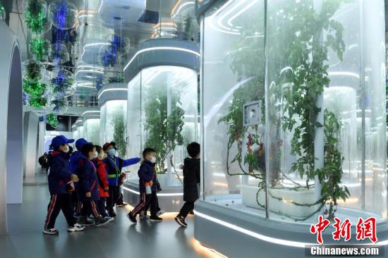 中国载人航天科普展 民众打卡“太空家园”