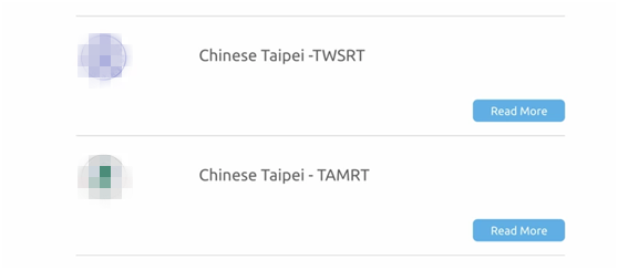 台湾两个医事团体被改为“中华台北”。（图片来源：ISRRT官网）