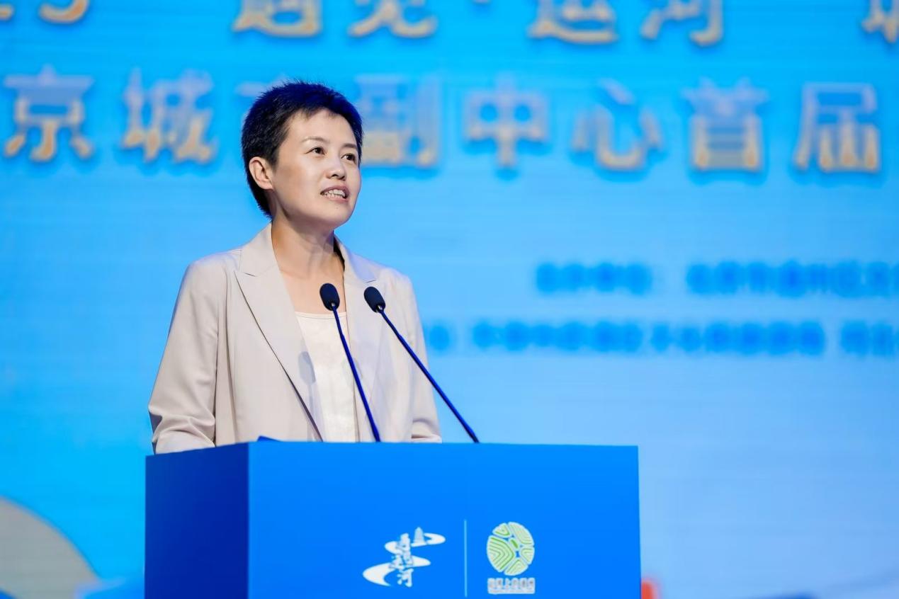 北京市通州区委常委、宣传部部长侯健美致辞