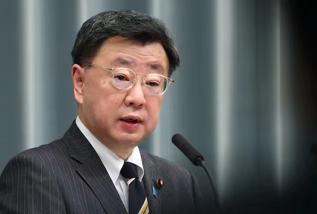 日本内阁官房长官松野博一 资料图