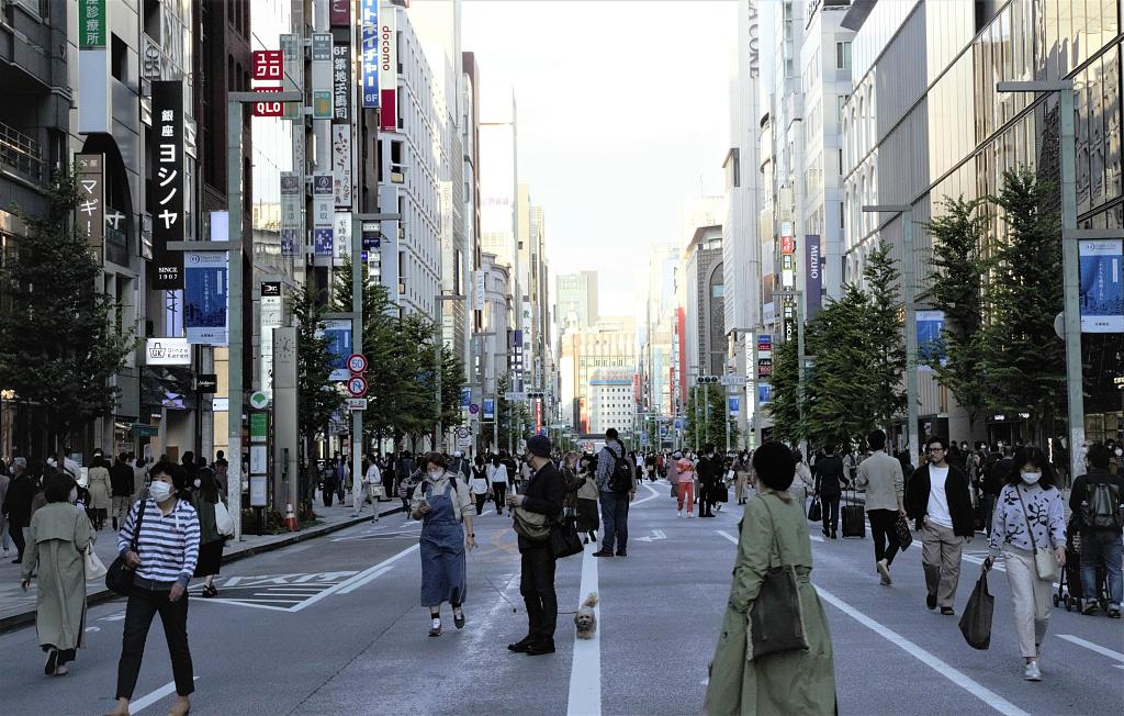 日本东京街景。图源：视觉中国