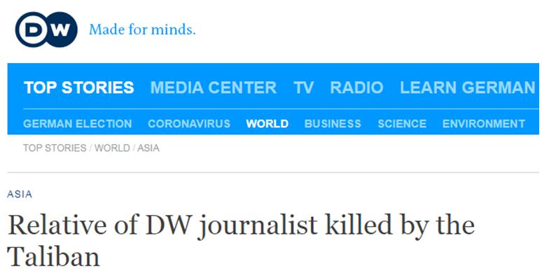 《德国之声》报道截图