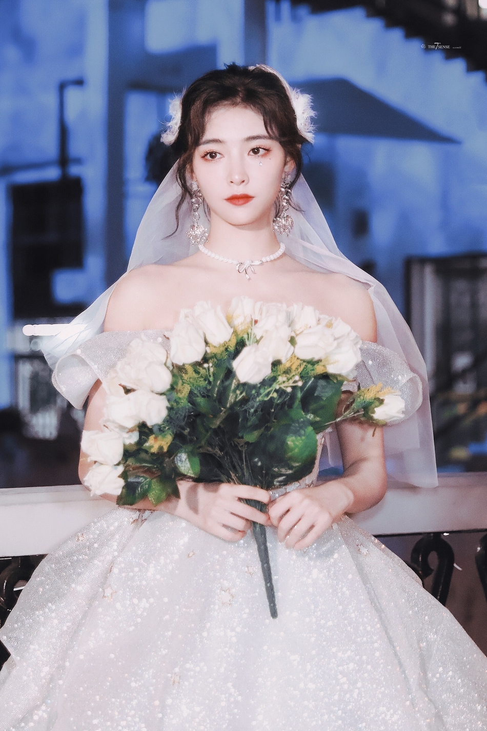 许佳琪snh48毕业婚纱造型曝光一袭纯白嫁衣又美又仙