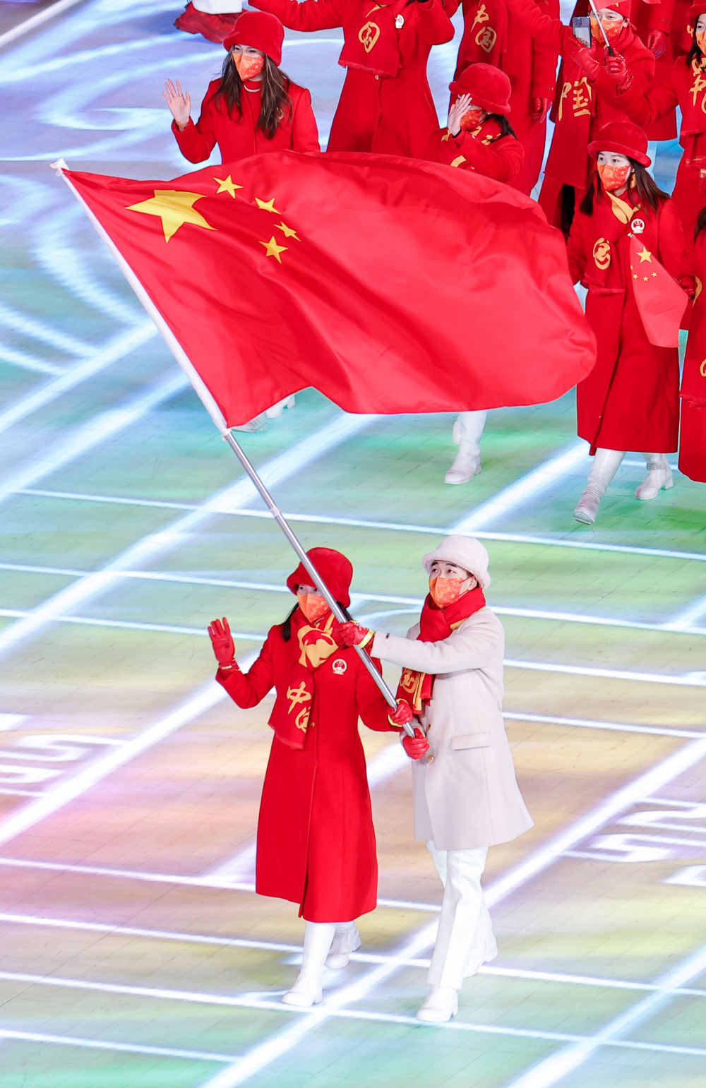 冬奥会开幕式中国入场图片
