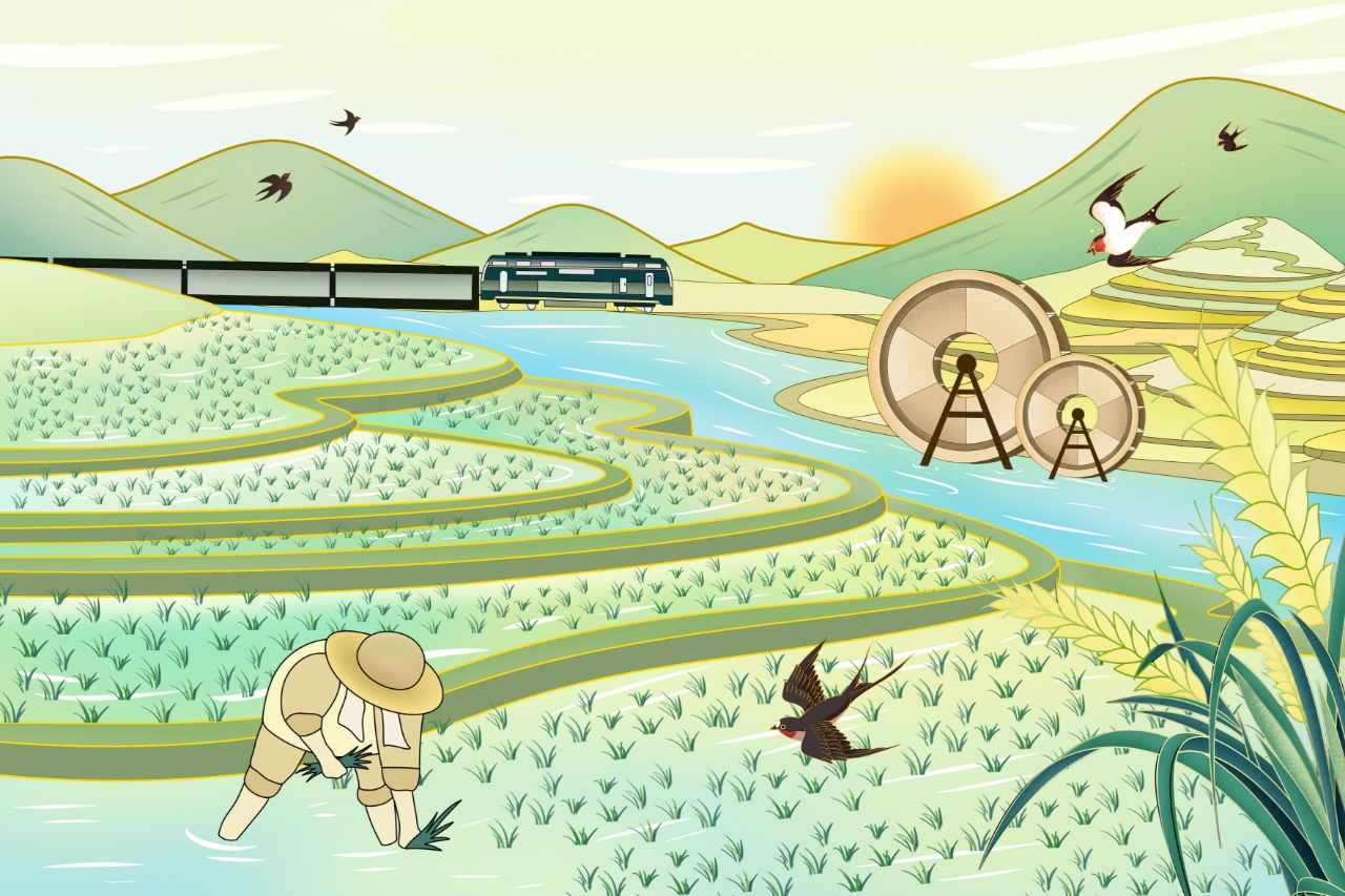 漫评合力奏响春耕曲描绘乡村好丰景