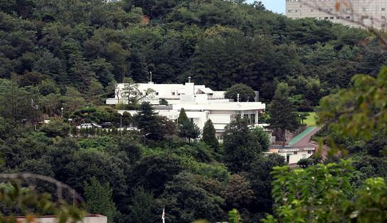 位于首尔龙山区汉南洞的总统新官邸 图自韩媒