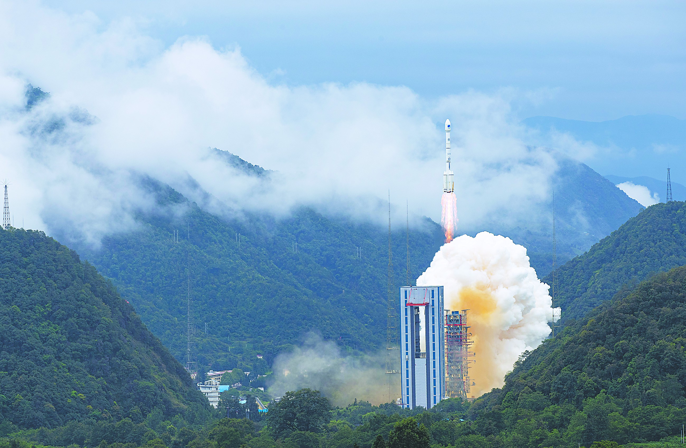 我国北斗三号全球卫星导航系统最后一颗组网卫星在西昌卫星发射中心