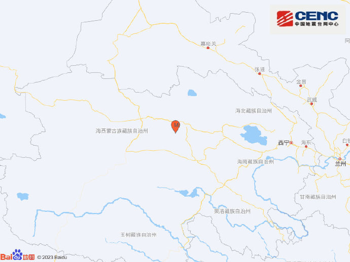 9a 2 3a 8b 64b 2 青海海西州德令哈市连续发生3次地震,最大震级4.9级