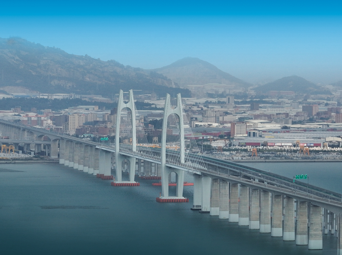 福厦高铁安海湾特大桥.胡鹏摄