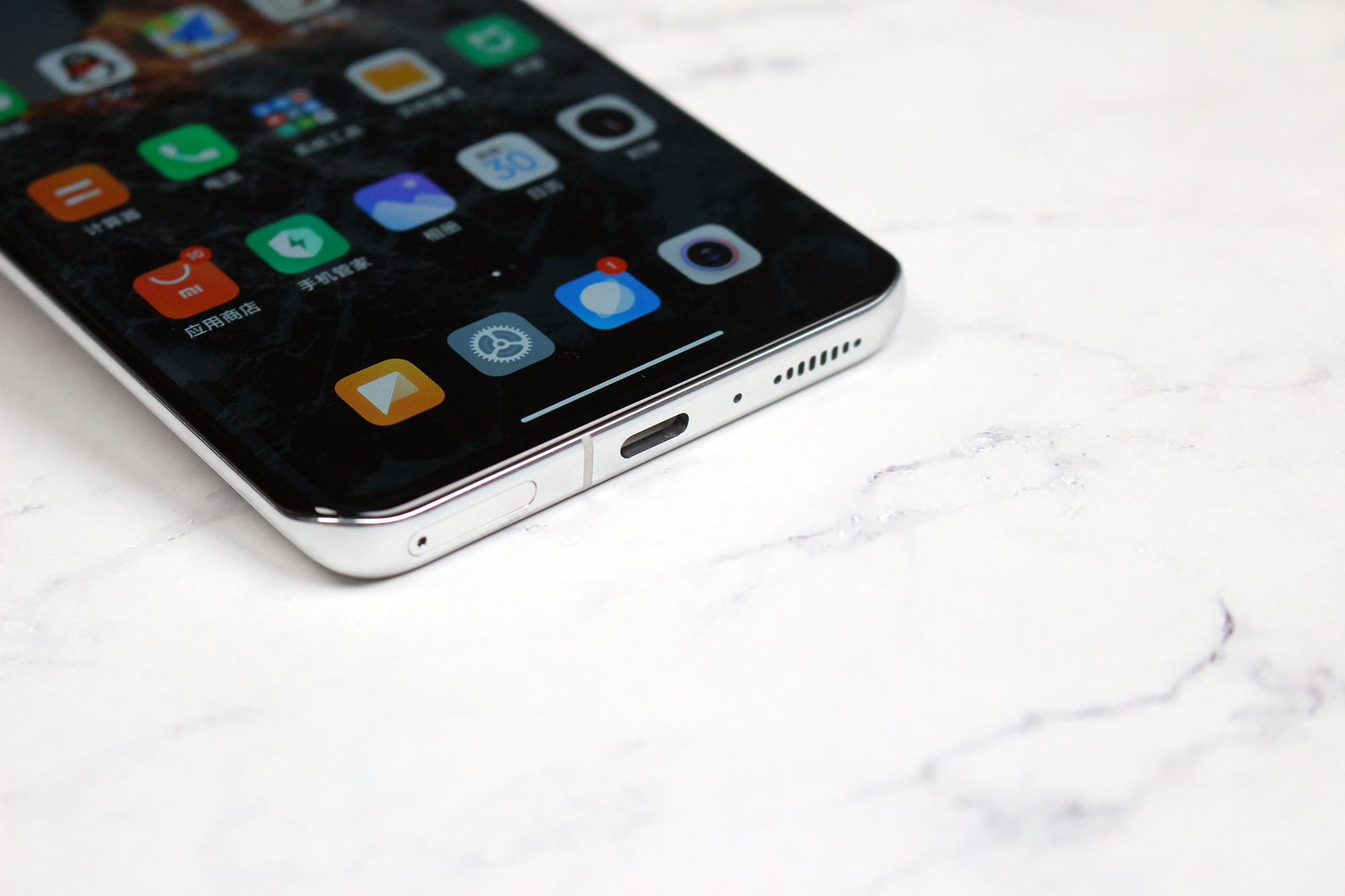 安卓之光小米11ultra大理石纹特别版图赏