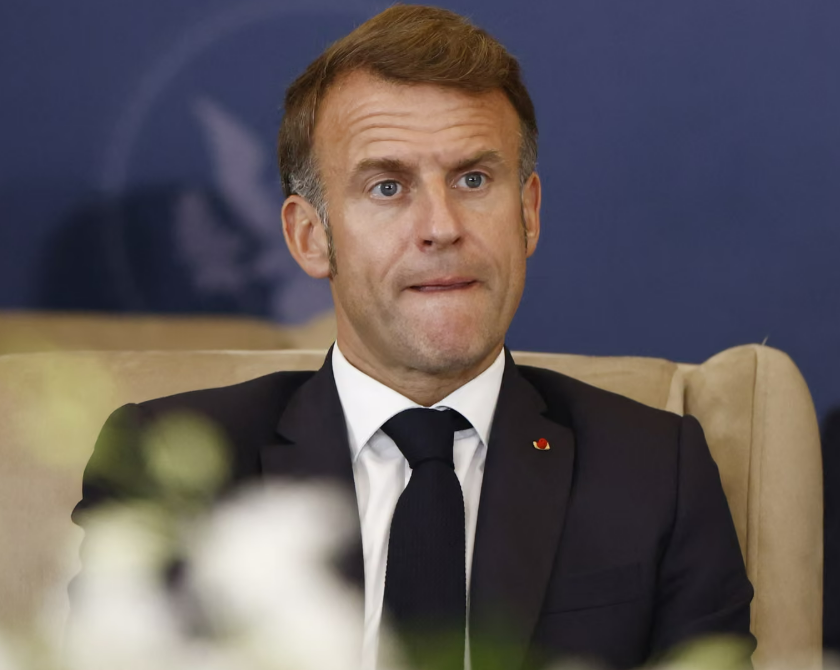 马克龙 资料图 图源：外媒
