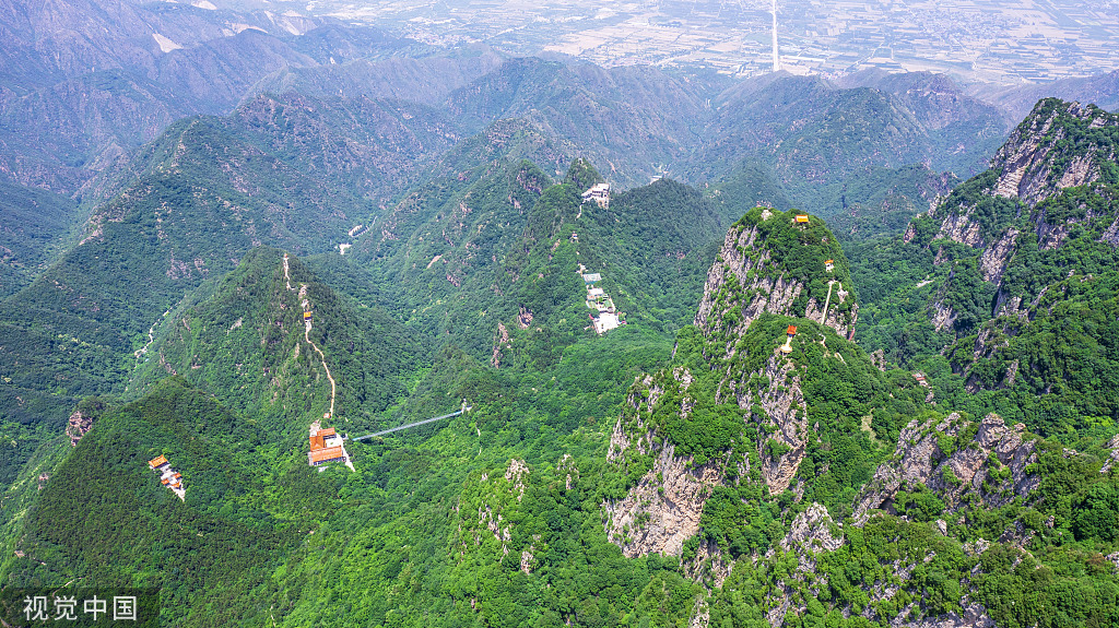 山西运城:寺院林立的五老峰