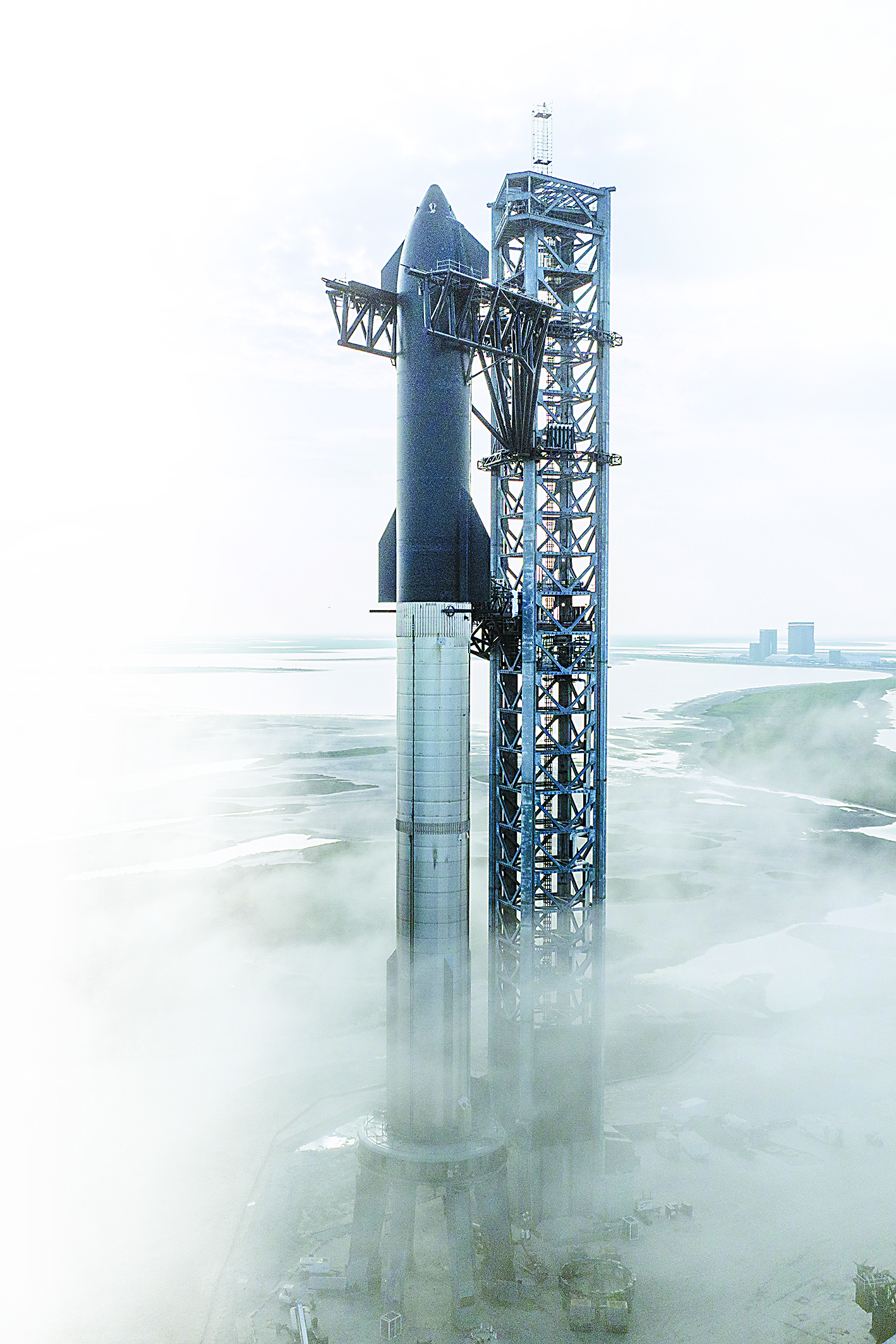 由spacex公司研制的"星舰"17日因技术原因推迟发射