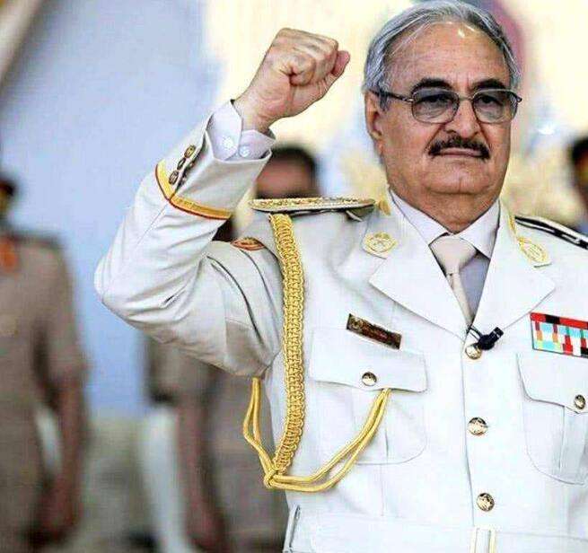 利比亚国民军首领哈夫塔尔