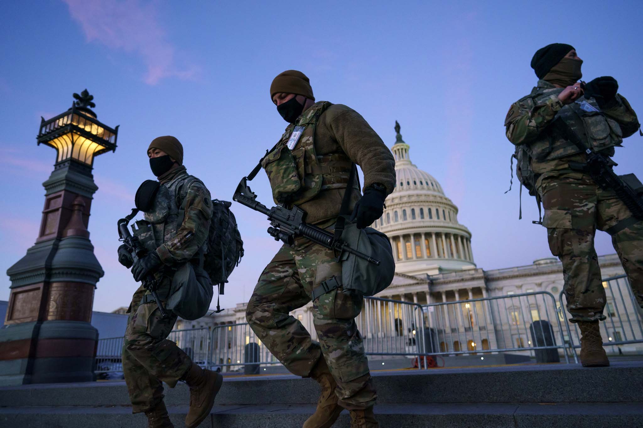 拜登就职典礼在即美国华盛顿特区警戒级别再提升