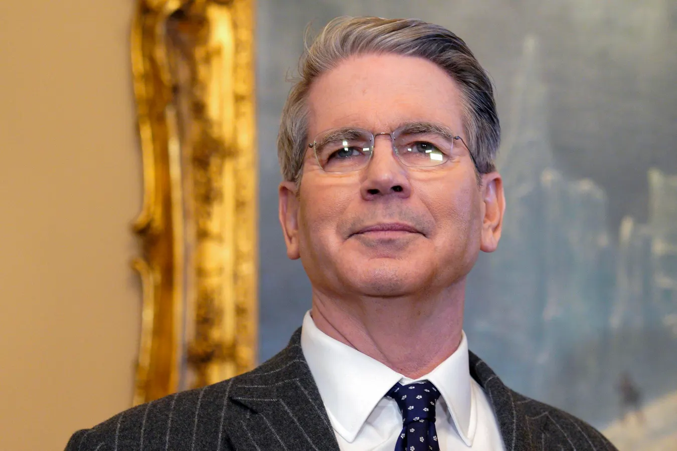 美国财政部长贝森特 资料图片