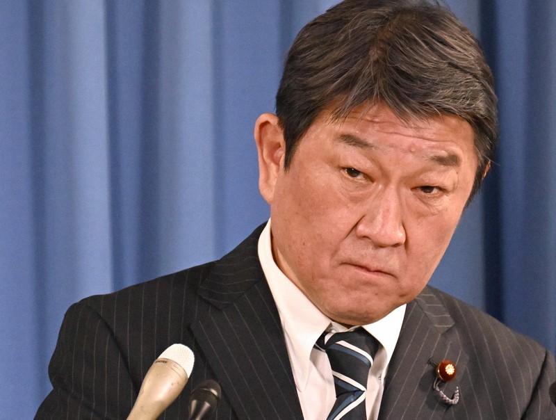 日本外务大臣茂木敏充 资料图片